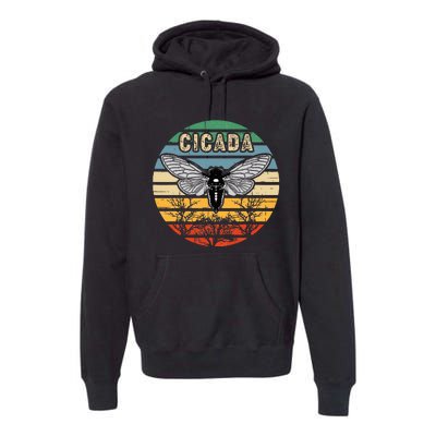 Cicada Insect Great Eastern Brood X 2021 Magicicada Premium Hoodie