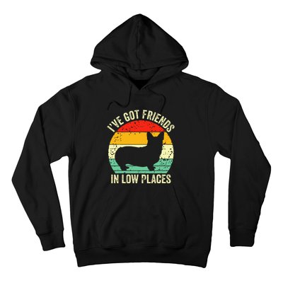 Corgi IVe Got Friends In Low Places Pembroke Welsh Lover Te Hoodie