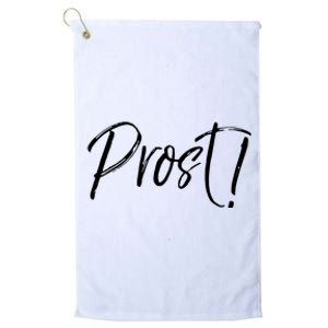 Cheers In German Oktoberfest Quote Platinum Collection Golf Towel