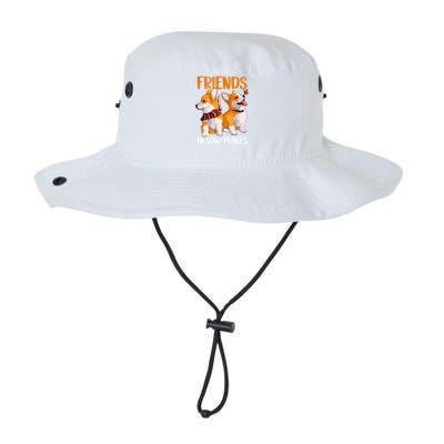 Corgi I've Got Friends In Low Places Pembroke Welsh Lover Gift Legacy Cool Fit Booney Bucket Hat