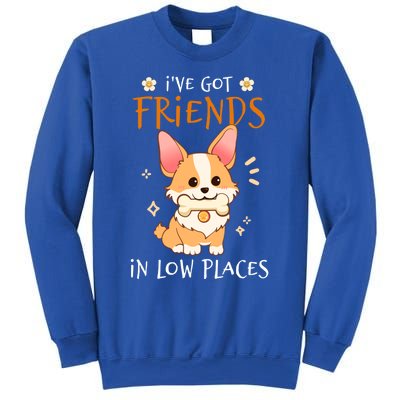 Corgi I've Got Friends In Low Places Pembroke Welsh Lover Great Gift Sweatshirt