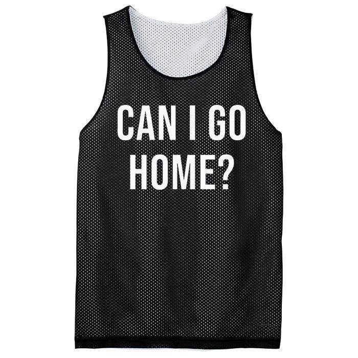 Can I Go Home Mesh Reversible Basketball Jersey Tank