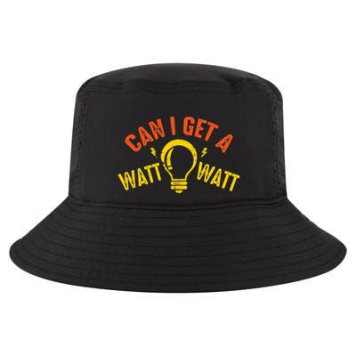 Can I Get A Watt Watt Funny Electrician Gift Cool Comfort Performance Bucket Hat