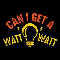 Can I Get A Watt Watt Funny Electrician Gift 16 in Basic Backpack