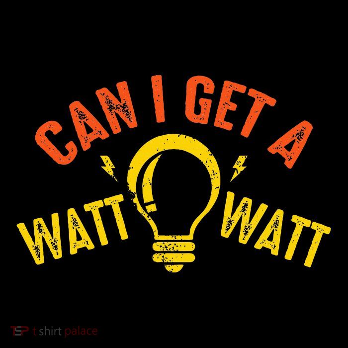 Can I Get A Watt Watt Funny Electrician Gift Youth Performance Sprint T-Shirt