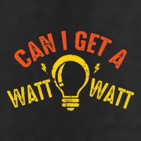 Can I Get A Watt Watt Funny Electrician Gift 25L Jumbo Tote
