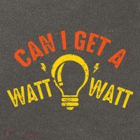 Can I Get A Watt Watt Funny Electrician Gift Cotton Canvas Backpack