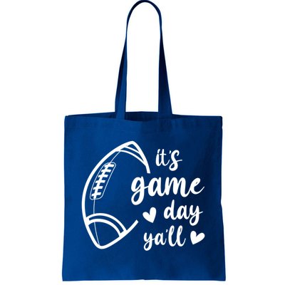 Cute It's Game Day Ya'll Football Gift Tote Bag