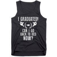 Can I Go Back To Bed Graduation Tank Top