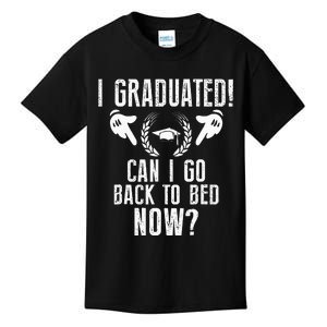 Can I Go Back To Bed Graduation Kids T-Shirt