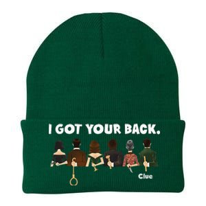 Clue I Got Your Back Characters Hiding Their Weapons Lineup Knit Cap Winter Beanie