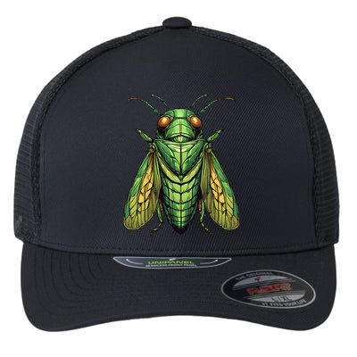 Cicada Insect Great Eastern Broods Xix Xiii 2024 Emergence Flexfit Unipanel Trucker Cap