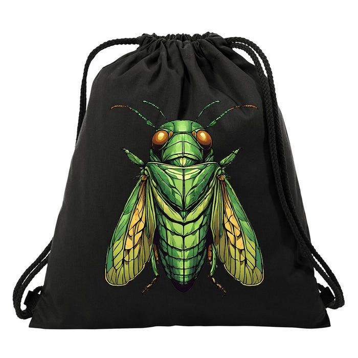 Cicada Insect Great Eastern Broods Xix Xiii 2024 Emergence Drawstring Bag