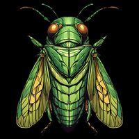 Cicada Insect Great Eastern Broods Xix Xiii 2024 Emergence Drawstring Bag