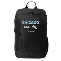 Chicago Im Going Marathon Runner Running City Backpack