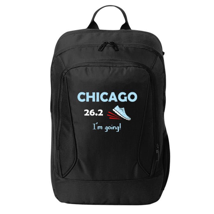 Chicago Im Going Marathon Runner Running City Backpack