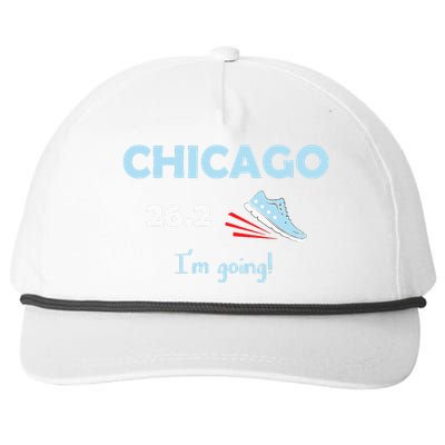 Chicago Im Going Marathon Runner Running Snapback Five-Panel Rope Hat