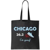 Chicago Im Going Marathon Runner Running Tote Bag