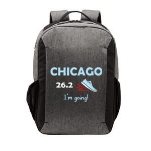 Chicago Im Going Marathon Runner Running Vector Backpack