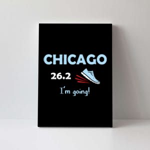 Chicago Im Going Marathon Runner Running 262 Canvas