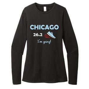 Chicago Im Going Marathon Runner Running 262 Womens CVC Long Sleeve Shirt