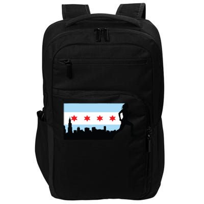 Chicago Im Going Marathon Runner Running 262 Impact Tech Backpack