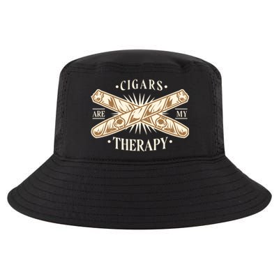 Cigars Are My Therapy Cool Comfort Performance Bucket Hat