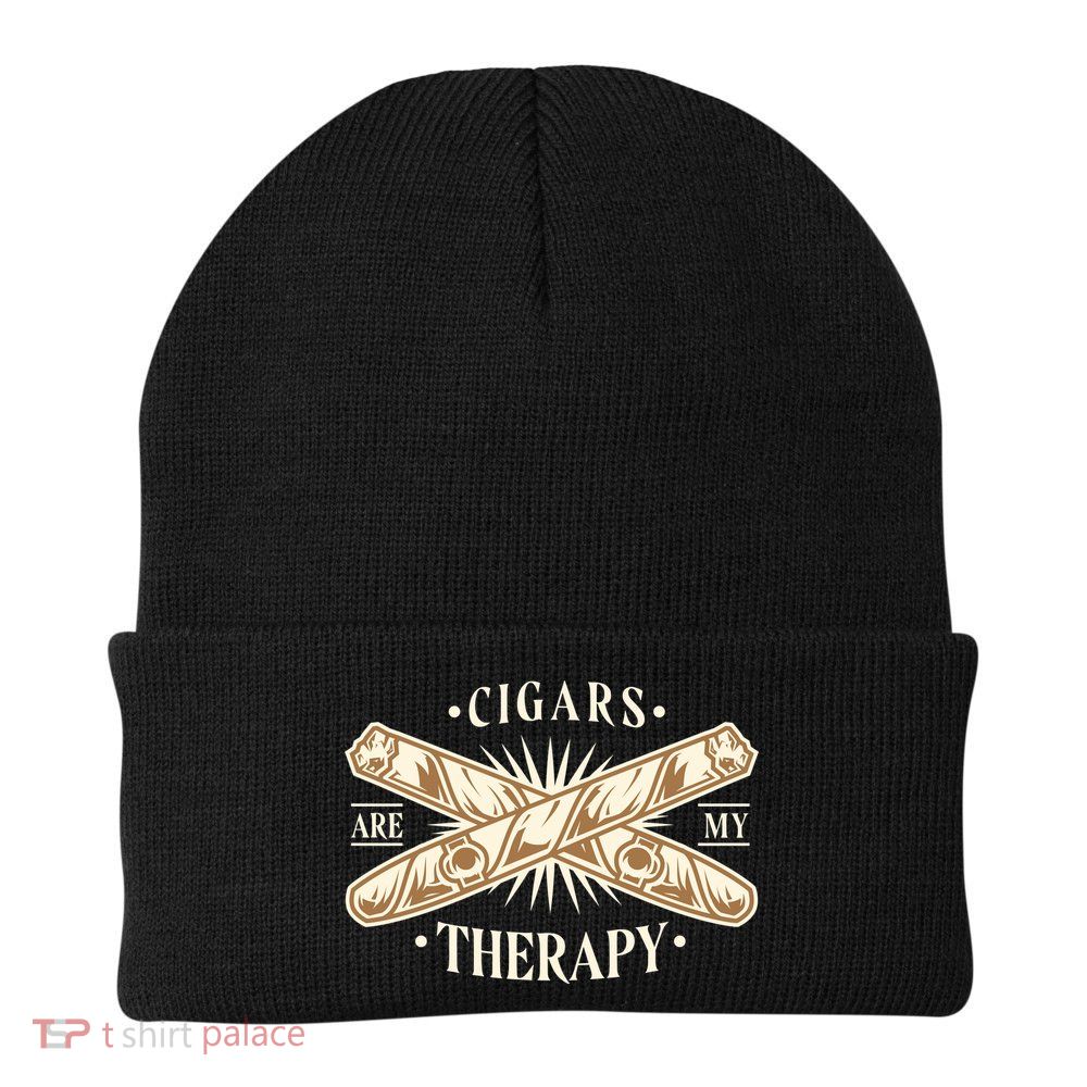 Cigars Are My Therapy Beanie