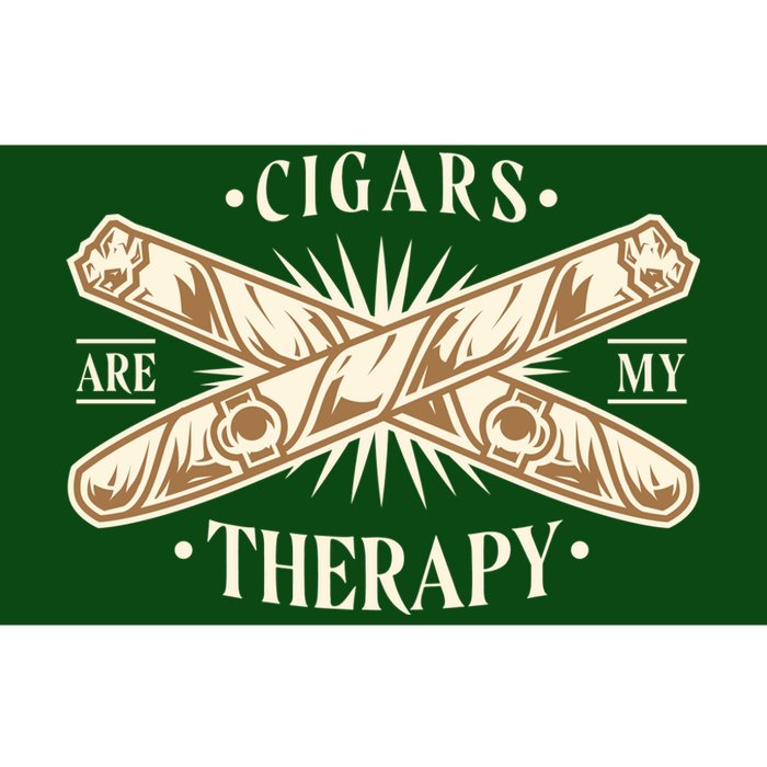 Cigars Are My Therapy Bumper Sticker