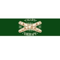 Cigars Are My Therapy Bumper Sticker