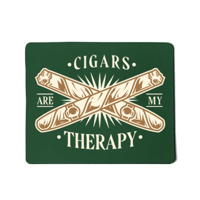 Cigars Are My Therapy Mousepad