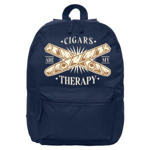 Cigars Are My Therapy 16 in Basic Backpack