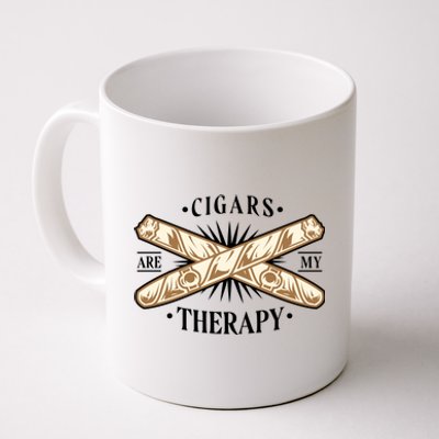 Cigars Are My Therapy Coffee Mug