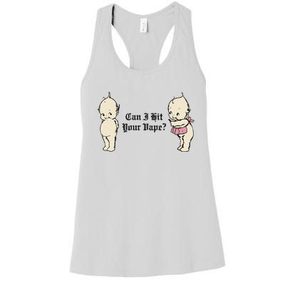 Can I Hit Your Vape Women's Racerback Tank