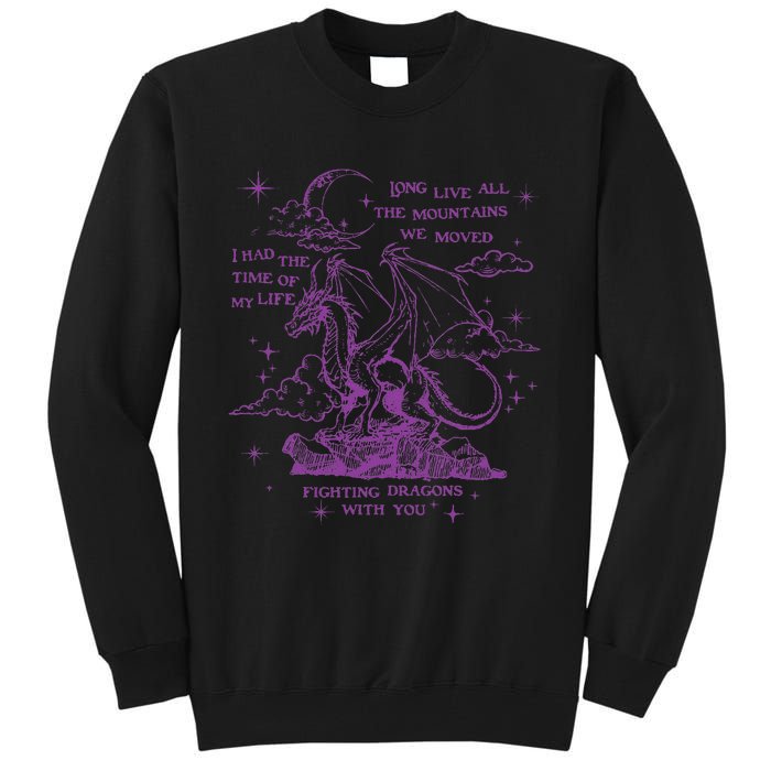 Cool I Had The Time Of My Life Fighting Dragons With You Tall Sweatshirt