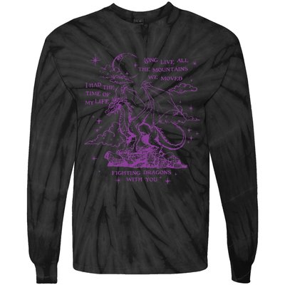 Cool I Had The Time Of My Life Fighting Dragons With You Tie-Dye Long Sleeve Shirt