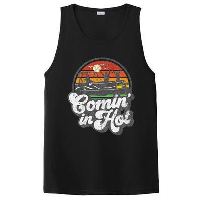 Comin In Hot Pontoon Boat Funny Boating Lake Pontooning Gift PosiCharge Competitor Tank