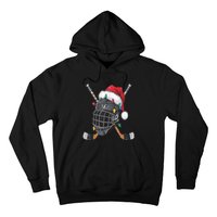 Christmas Ice Hockey Helmet Santa Xmas Hoodie