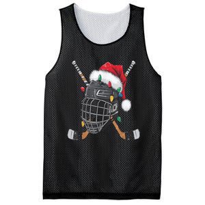 Christmas Ice Hockey Helmet Santa Xmas Mesh Reversible Basketball Jersey Tank