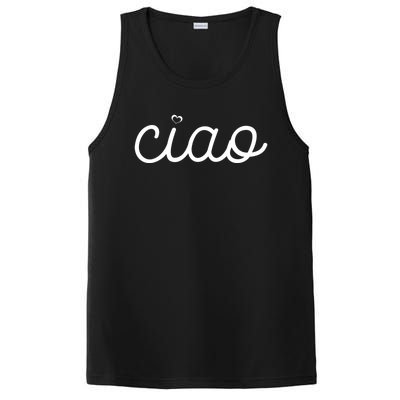 Ciao Italian Hello Goodbye Visit Italy Trip Europe Vacation Cute Gift PosiCharge Competitor Tank