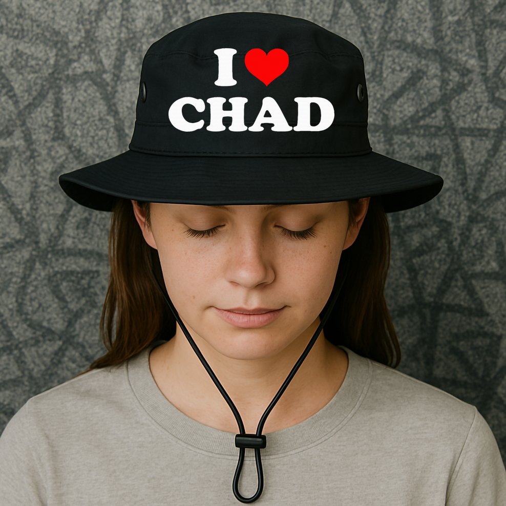 Chad I Heart Chad I Love Chad Bucket Hat