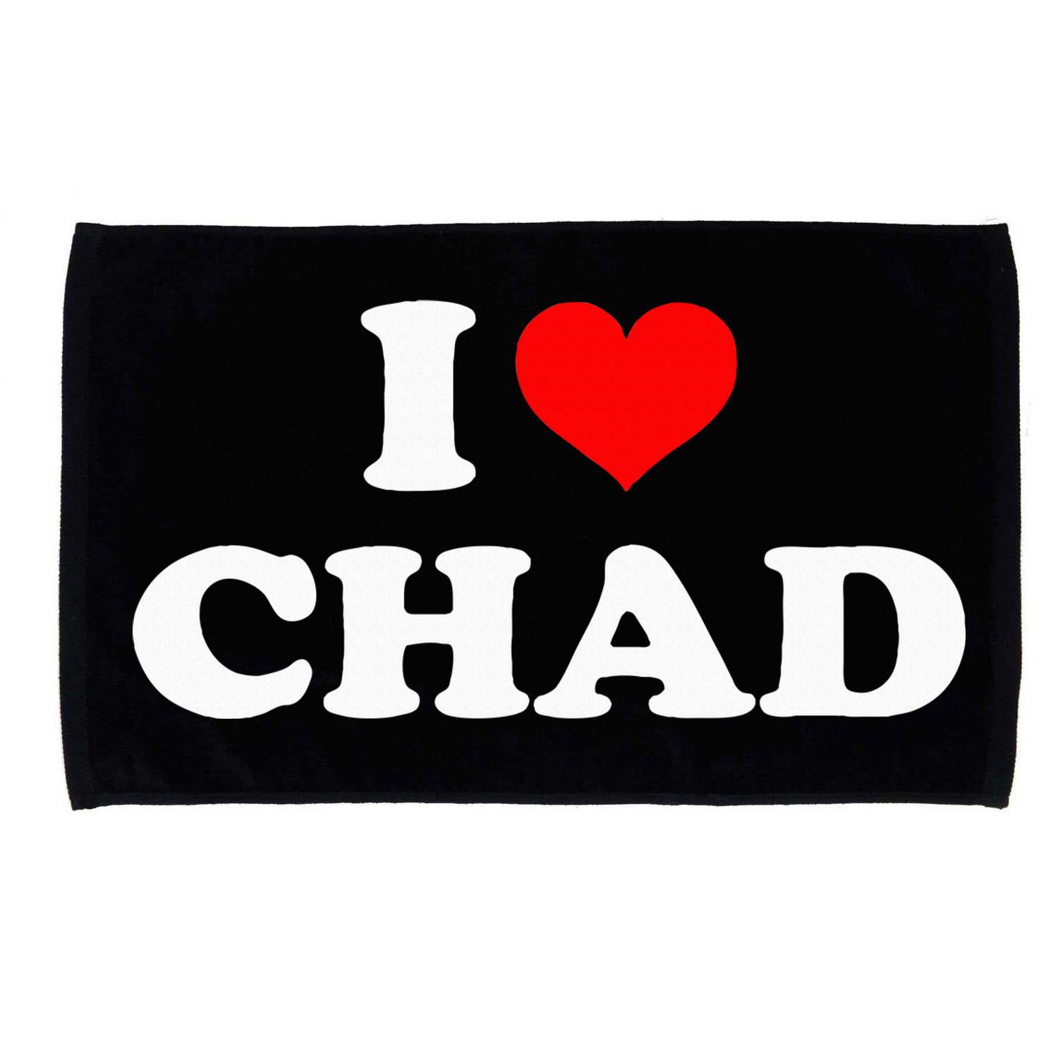 Chad I Heart Chad I Love Chad Microfiber Hand Towel