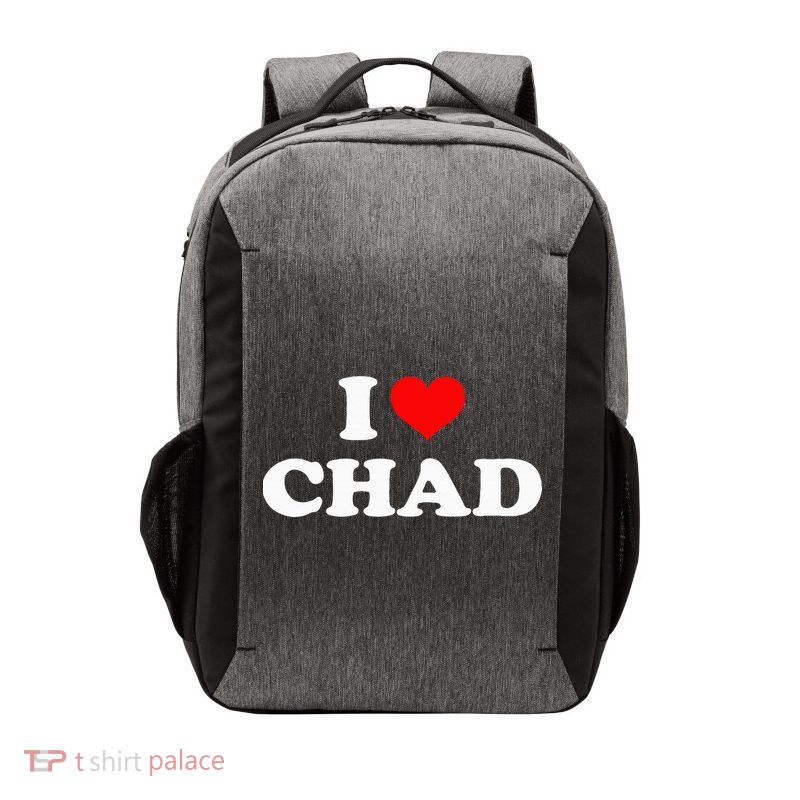 Chad I Heart Chad I Love Chad Vector Backpack