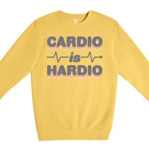 Cardio Is Hardio Premium Crewneck Sweatshirt