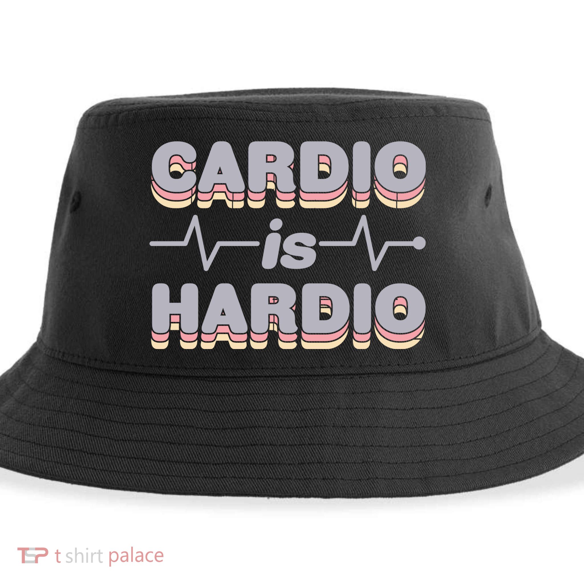 Cardio Is Hardio Sustainable Bucket Hat