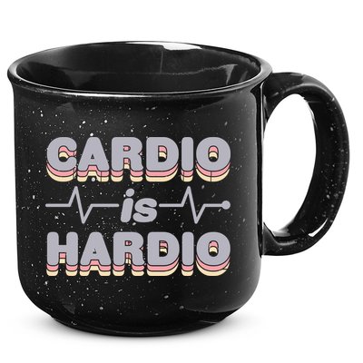 Cardio Is Hardio 15oz Campfire Ceramic Mug