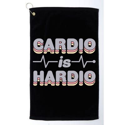 Cardio Is Hardio Golf Towel