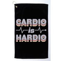 Cardio Is Hardio Golf Towel