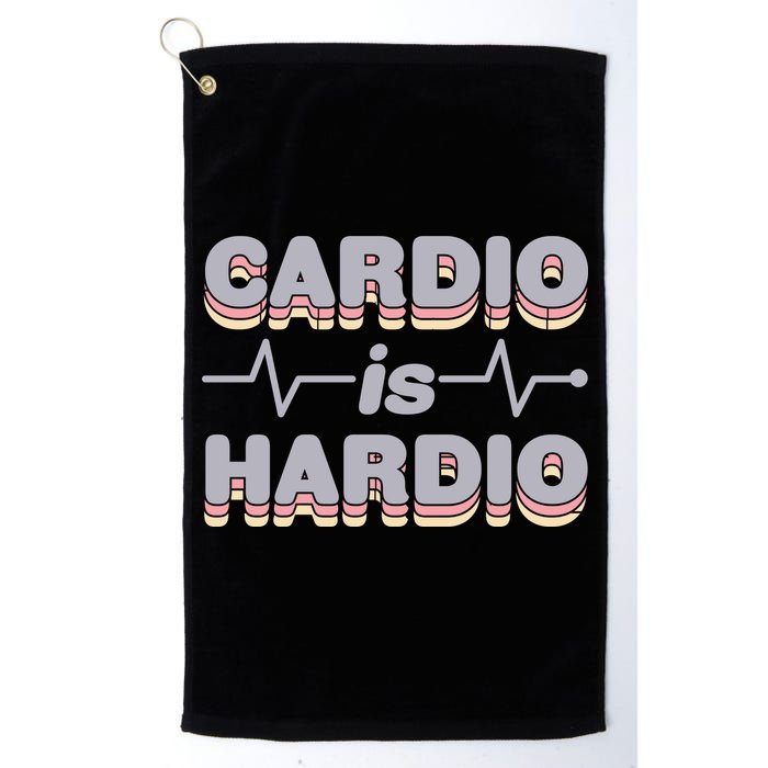 Cardio Is Hardio Golf Towel