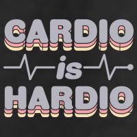 Cardio Is Hardio Golf Towel